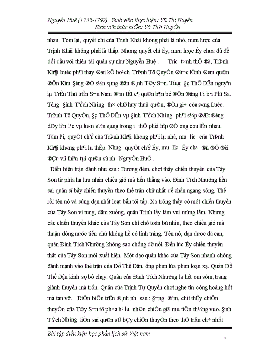 image for page Bài tập điều kiện học phần lịch sử Việt nam