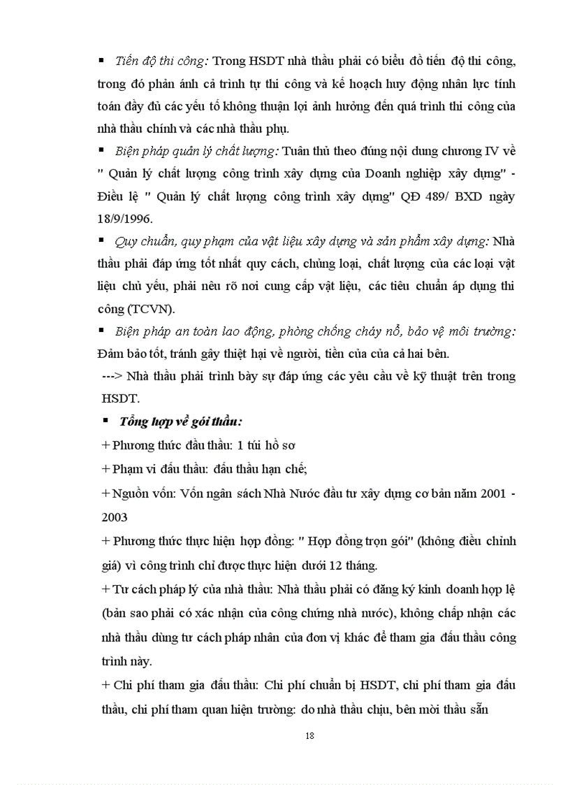 image for page Lập và lựa chọn các giải pháp kỹ thuật công nghệ và tổ chức thi công