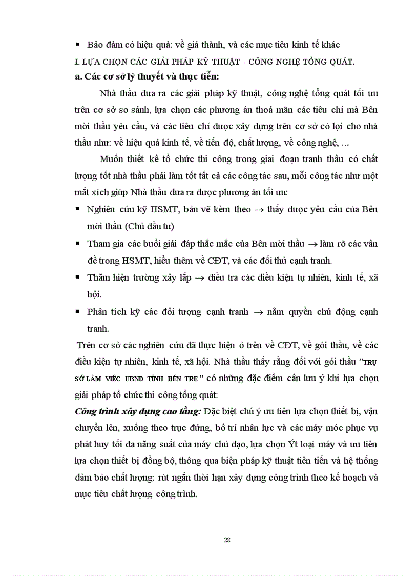 image for page Lập và lựa chọn các giải pháp kỹ thuật công nghệ và tổ chức thi công