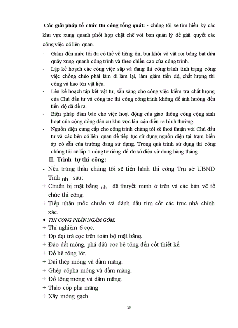 image for page Lập và lựa chọn các giải pháp kỹ thuật công nghệ và tổ chức thi công