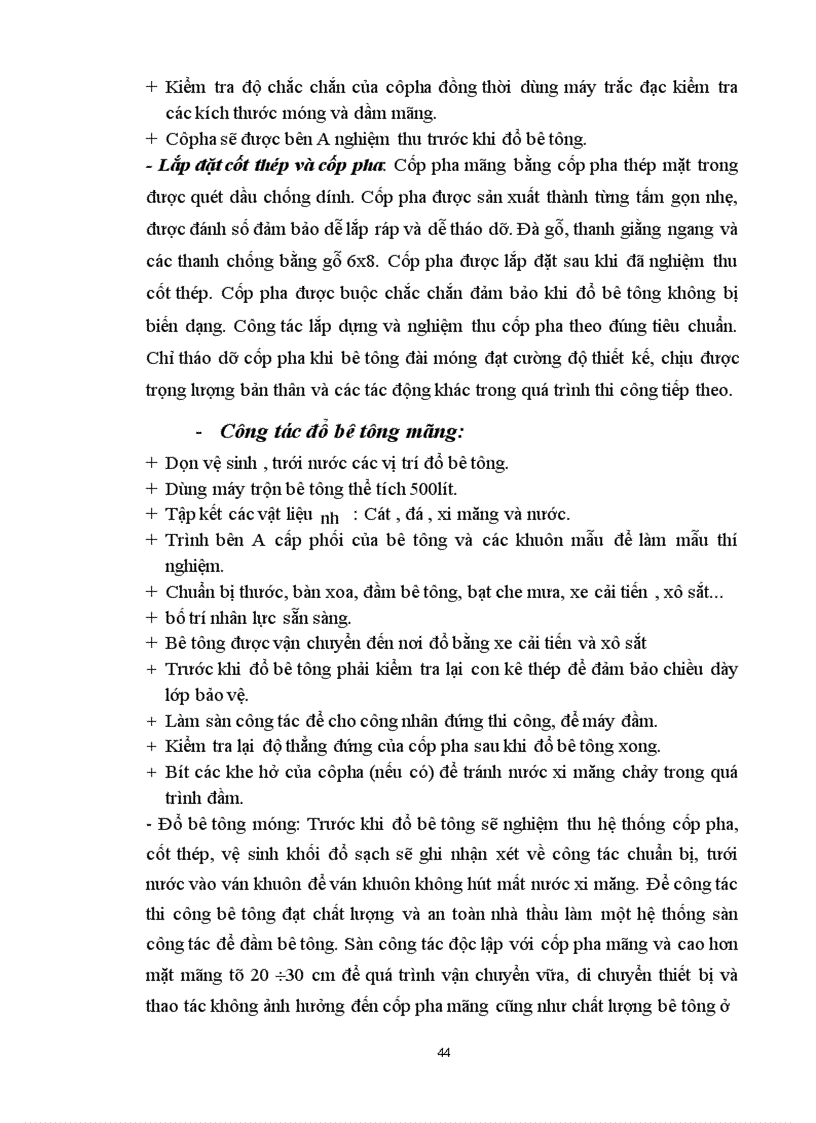 image for page Lập và lựa chọn các giải pháp kỹ thuật công nghệ và tổ chức thi công