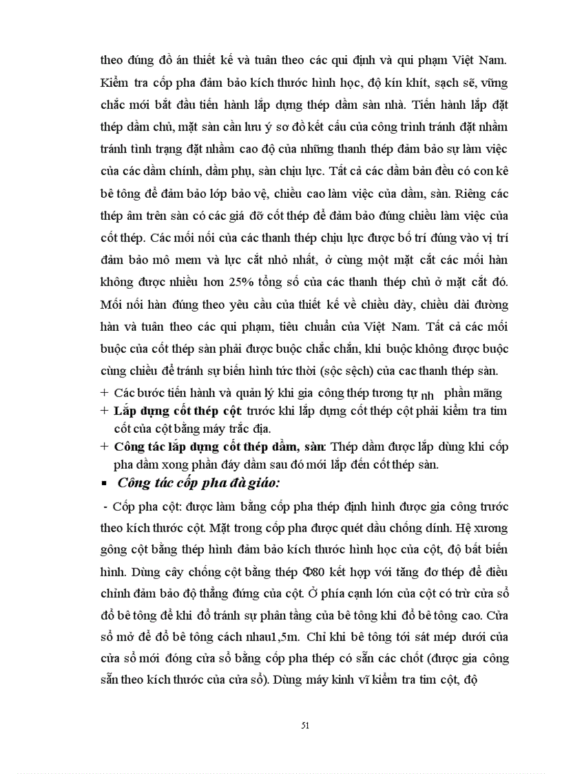 image for page Lập và lựa chọn các giải pháp kỹ thuật công nghệ và tổ chức thi công