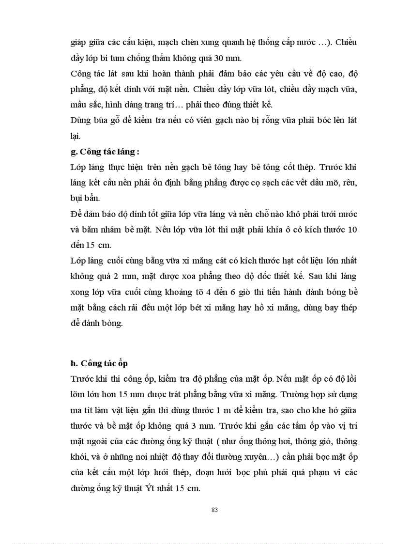 image for page Lập và lựa chọn các giải pháp kỹ thuật công nghệ và tổ chức thi công