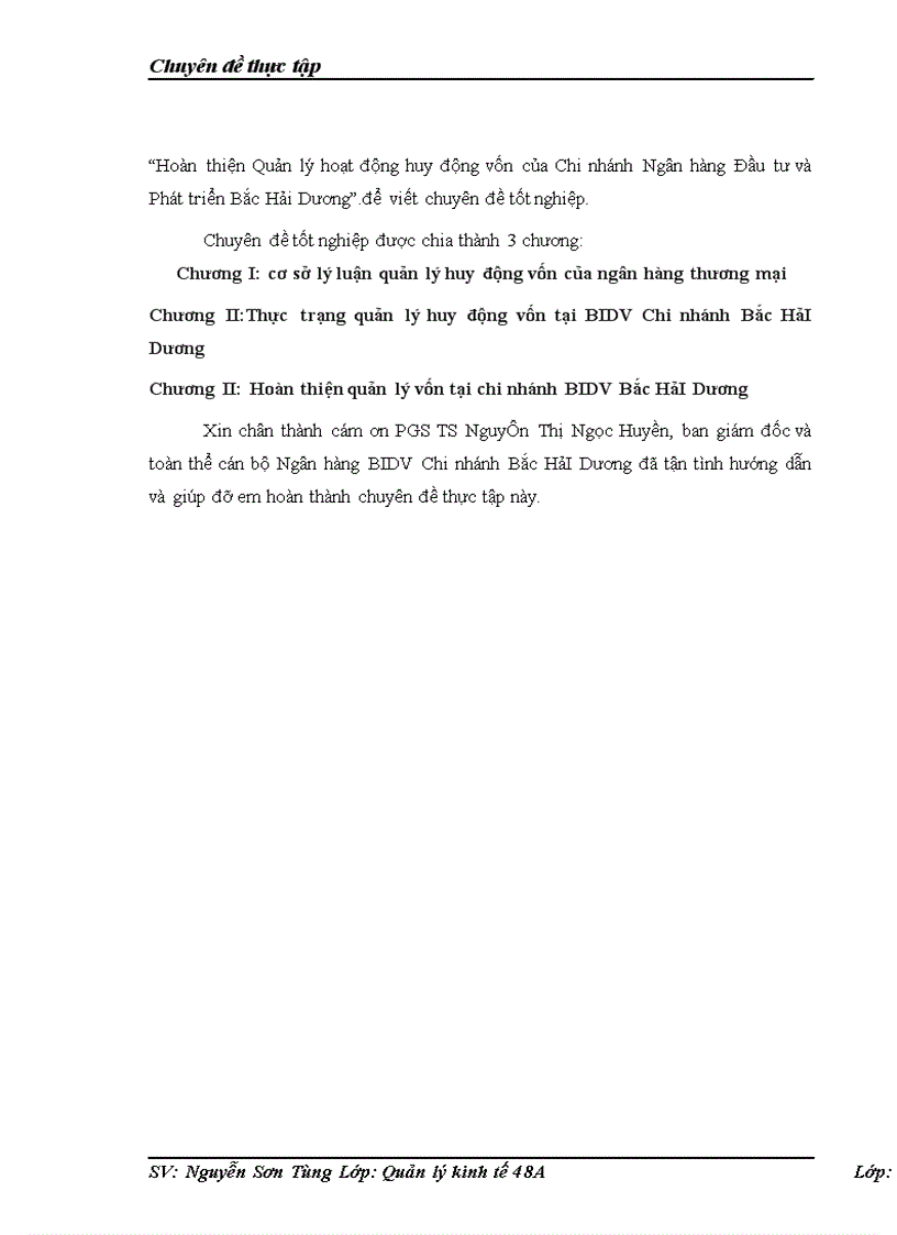 image for page Hoàn thiện Quản lý hoạt động huy động vốn của Chi nhánh Ngân hàng Đầu tư và Phát triển Bắc Hải Dương