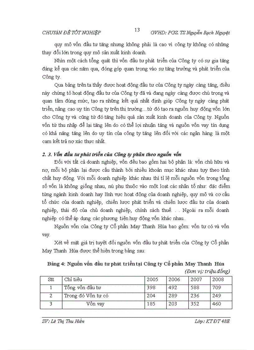 image for page Đầu tư phát triển tại công ty cổ phần may Thanh Hóa