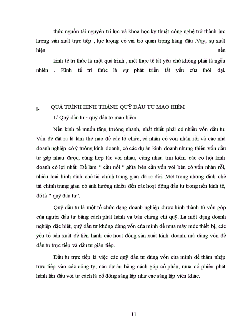 image for page Quỹ đầu tư vốn mạo hiểm - Cơ hội cho những nhà doanh nghiệp trẻ Việt Nam trong quá trình hội nhập kinh tế quốc tế và bước vào nền kinh tế tri thức
