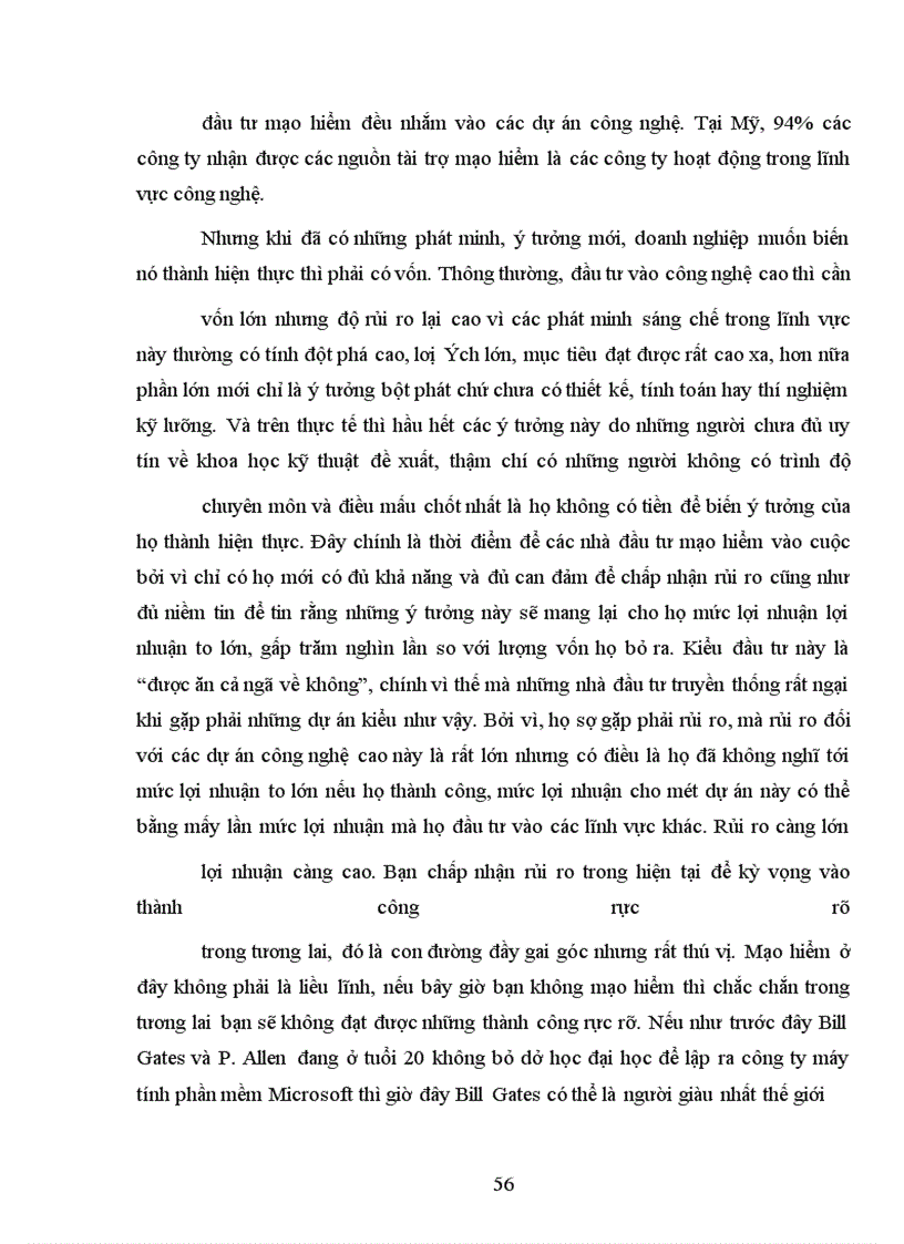 image for page Quỹ đầu tư vốn mạo hiểm - Cơ hội cho những nhà doanh nghiệp trẻ Việt Nam trong quá trình hội nhập kinh tế quốc tế và bước vào nền kinh tế tri thức