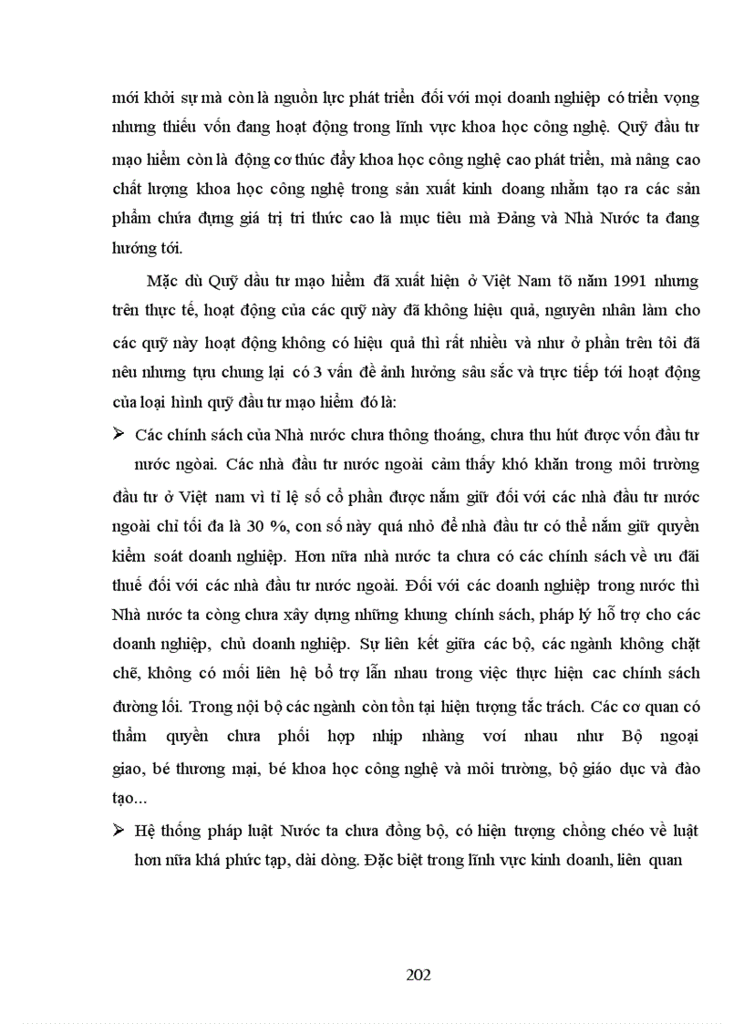 image for page Quỹ đầu tư vốn mạo hiểm - Cơ hội cho những nhà doanh nghiệp trẻ Việt Nam trong quá trình hội nhập kinh tế quốc tế và bước vào nền kinh tế tri thức