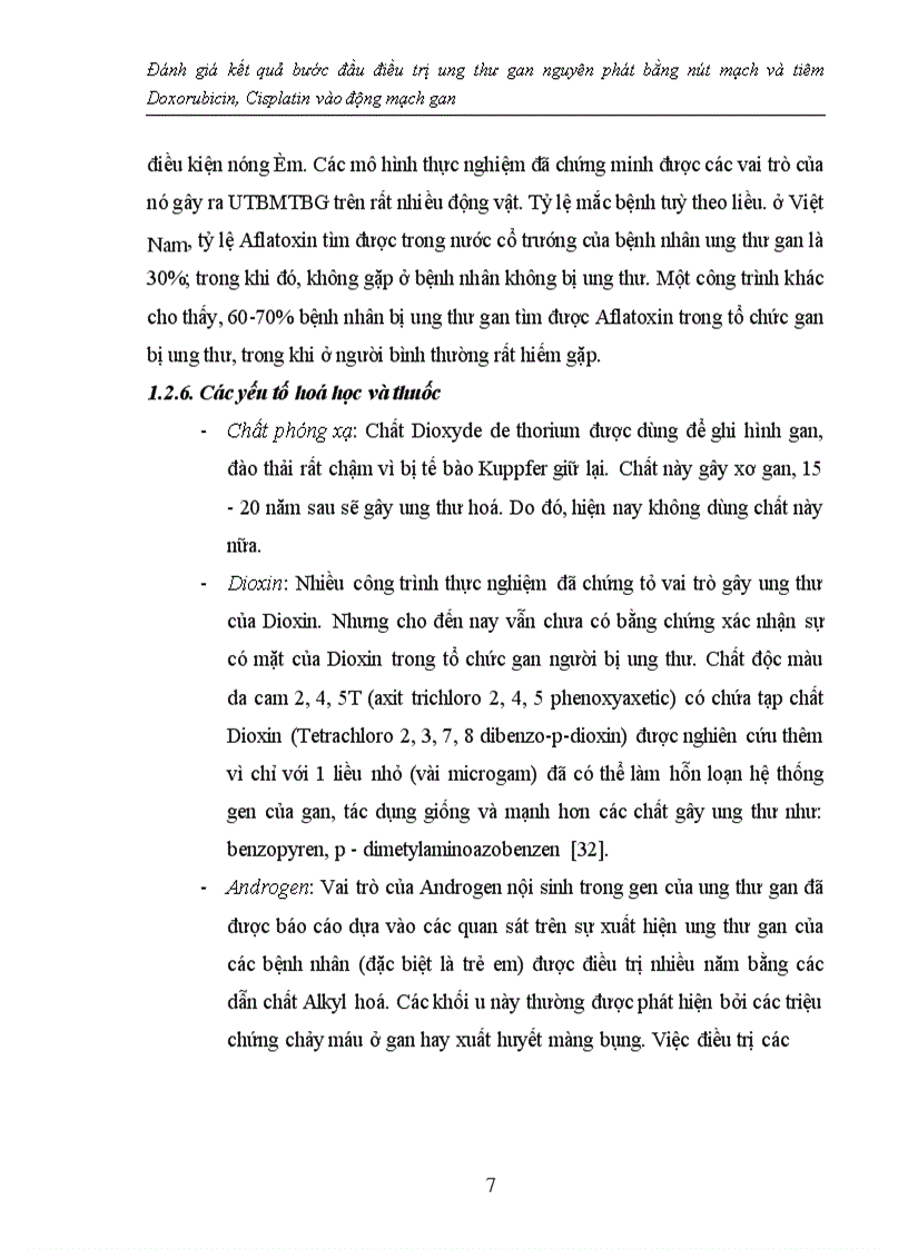 image for page Đánh giá kết quả bước đầu điều trị ung thư gan nguyên phát bằng nút mạch và tiêm Doxorubicin, Cisplatin vào động mạch gan