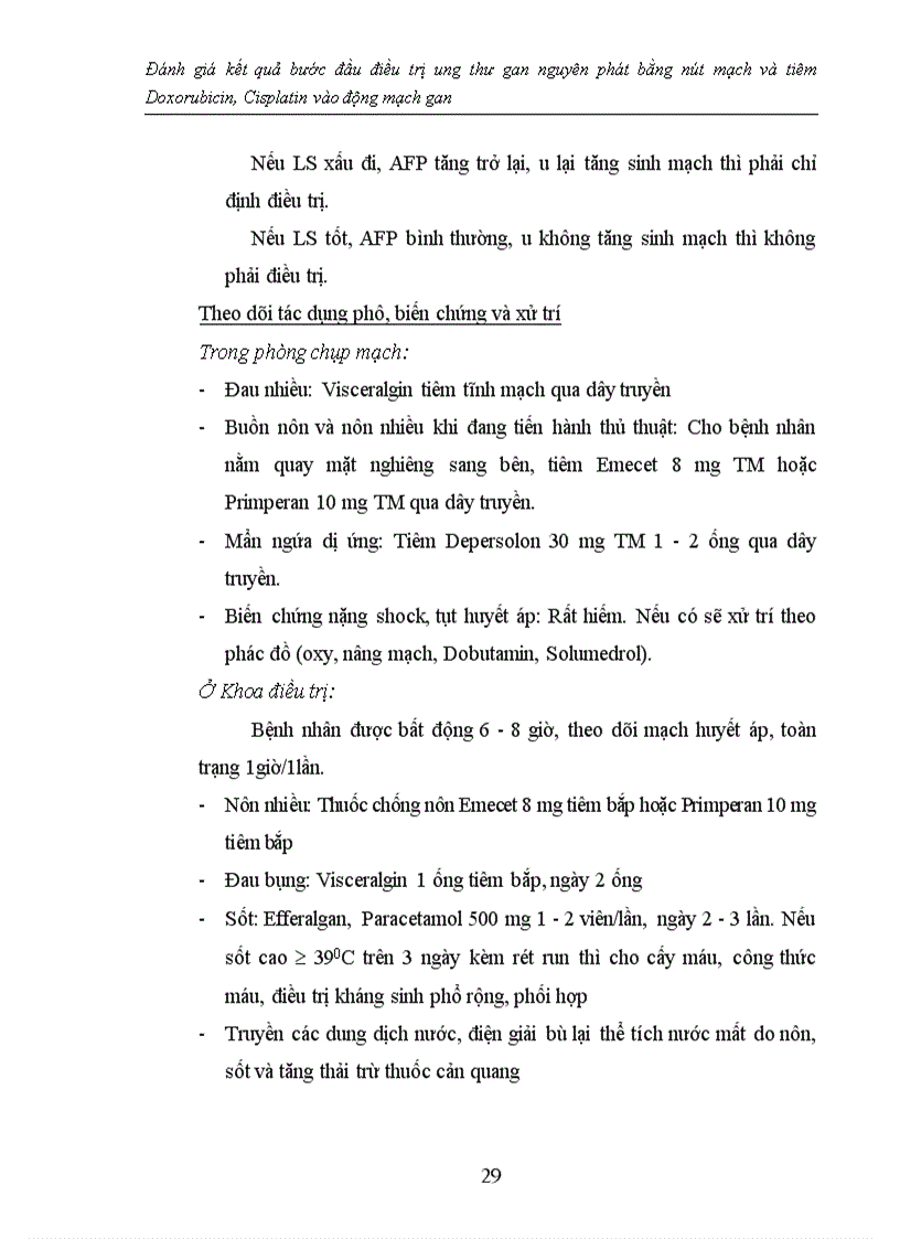 image for page Đánh giá kết quả bước đầu điều trị ung thư gan nguyên phát bằng nút mạch và tiêm Doxorubicin, Cisplatin vào động mạch gan