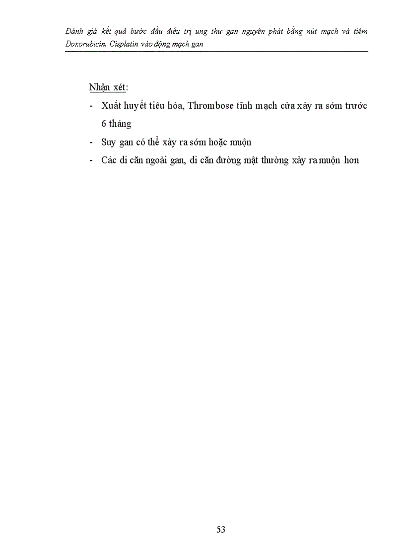image for page Đánh giá kết quả bước đầu điều trị ung thư gan nguyên phát bằng nút mạch và tiêm Doxorubicin, Cisplatin vào động mạch gan