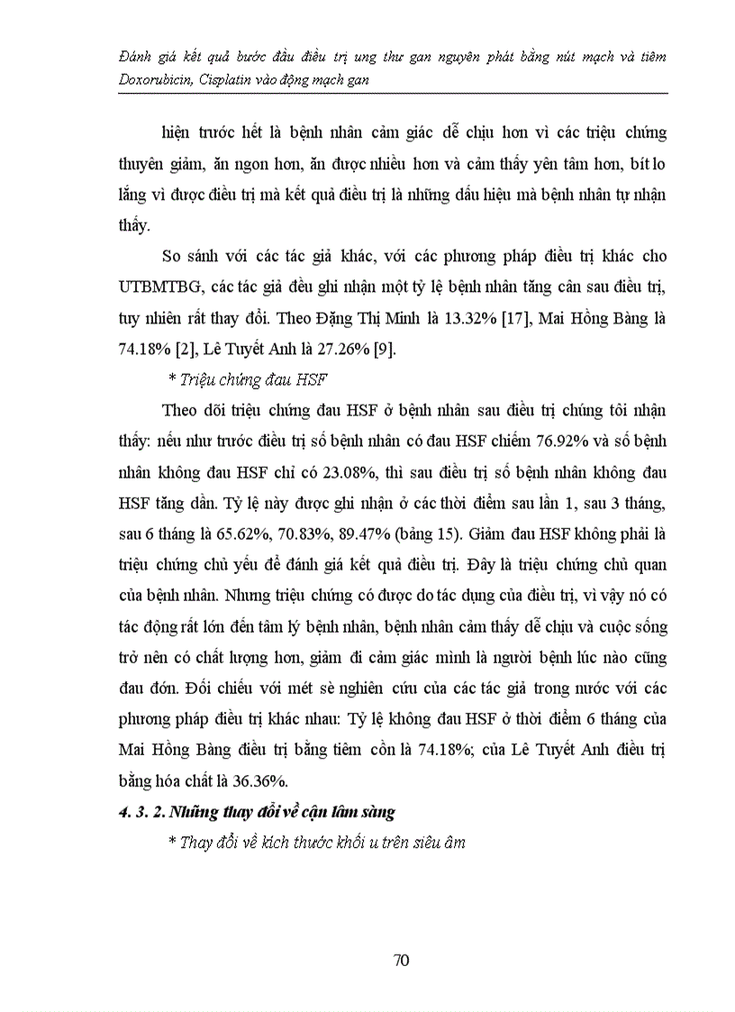 image for page Đánh giá kết quả bước đầu điều trị ung thư gan nguyên phát bằng nút mạch và tiêm Doxorubicin, Cisplatin vào động mạch gan