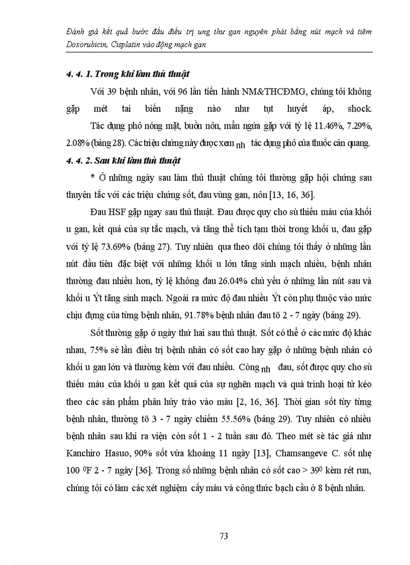 image for page Đánh giá kết quả bước đầu điều trị ung thư gan nguyên phát bằng nút mạch và tiêm Doxorubicin, Cisplatin vào động mạch gan