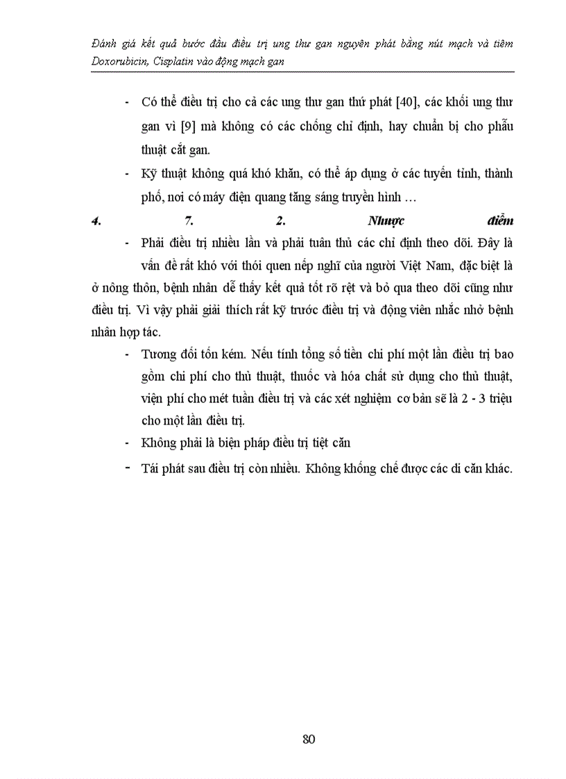 image for page Đánh giá kết quả bước đầu điều trị ung thư gan nguyên phát bằng nút mạch và tiêm Doxorubicin, Cisplatin vào động mạch gan