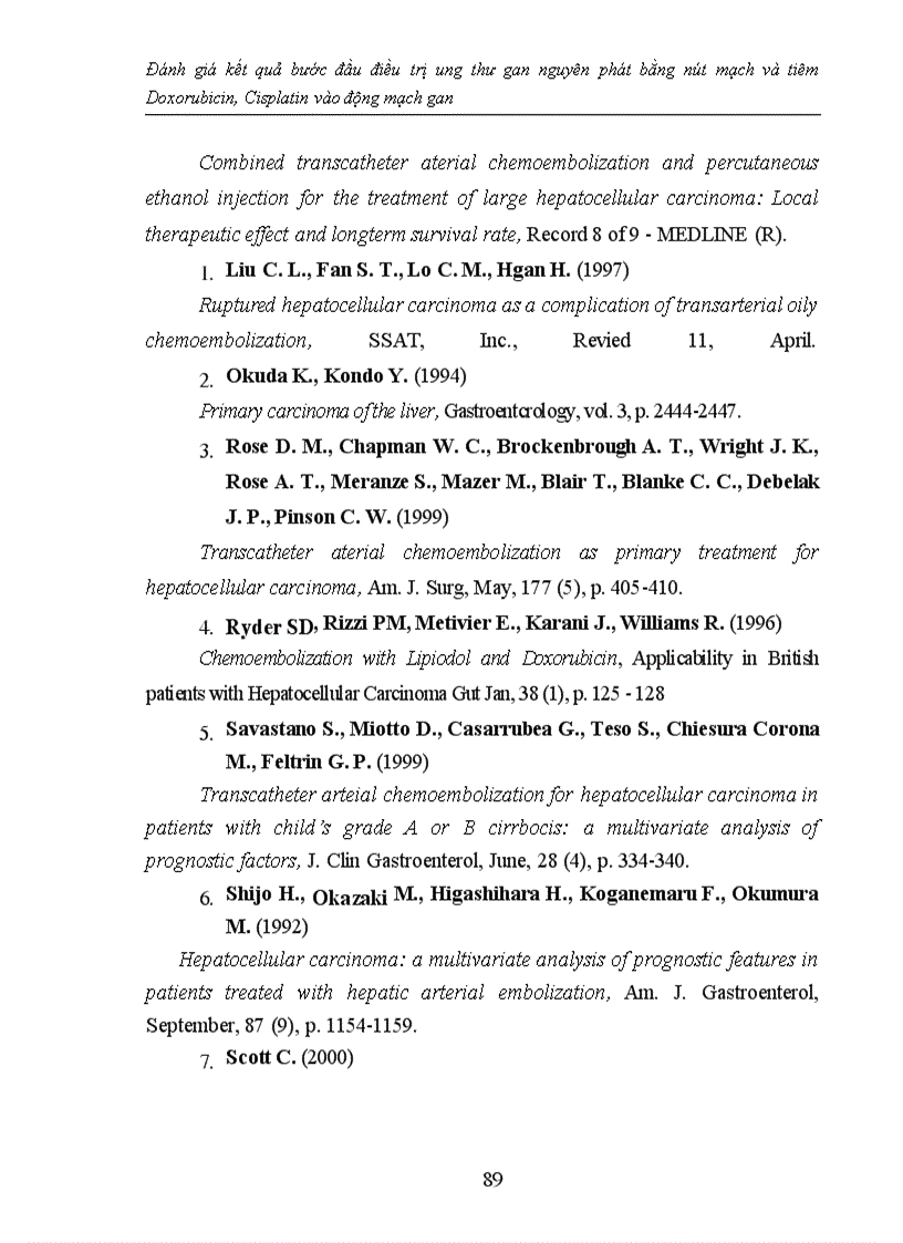 image for page Đánh giá kết quả bước đầu điều trị ung thư gan nguyên phát bằng nút mạch và tiêm Doxorubicin, Cisplatin vào động mạch gan