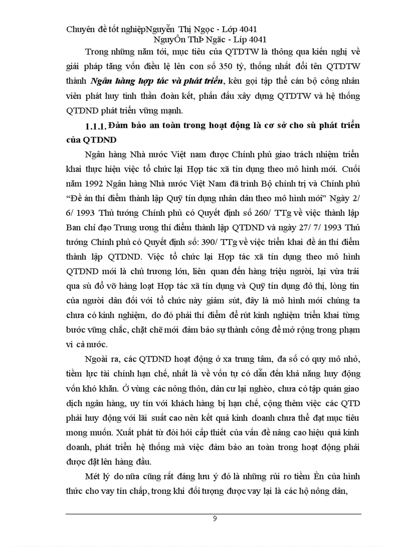 image for page Giải pháp nhằm đảm bảo an toàn cho hoạt động của các Quỹ tín dụng nhân dân