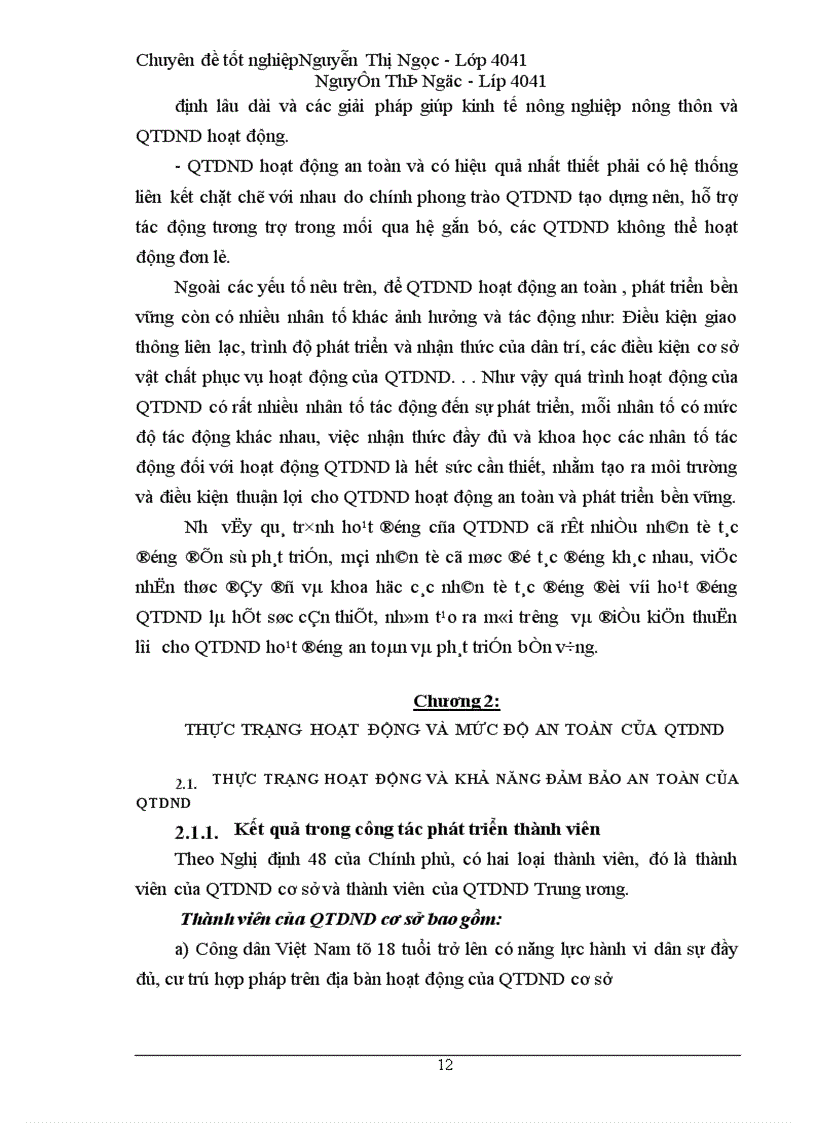 image for page Giải pháp nhằm đảm bảo an toàn cho hoạt động của các Quỹ tín dụng nhân dân