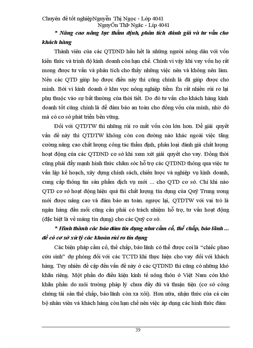 image for page Giải pháp nhằm đảm bảo an toàn cho hoạt động của các Quỹ tín dụng nhân dân