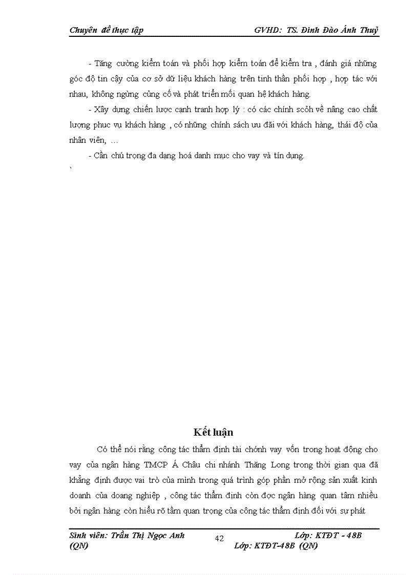 image for page Thực trạng thẩm định dự án vay vốn trong hoạt động cho vay của ngân hàng TMCP Á Châu chi nhánh Thăng Long –HN