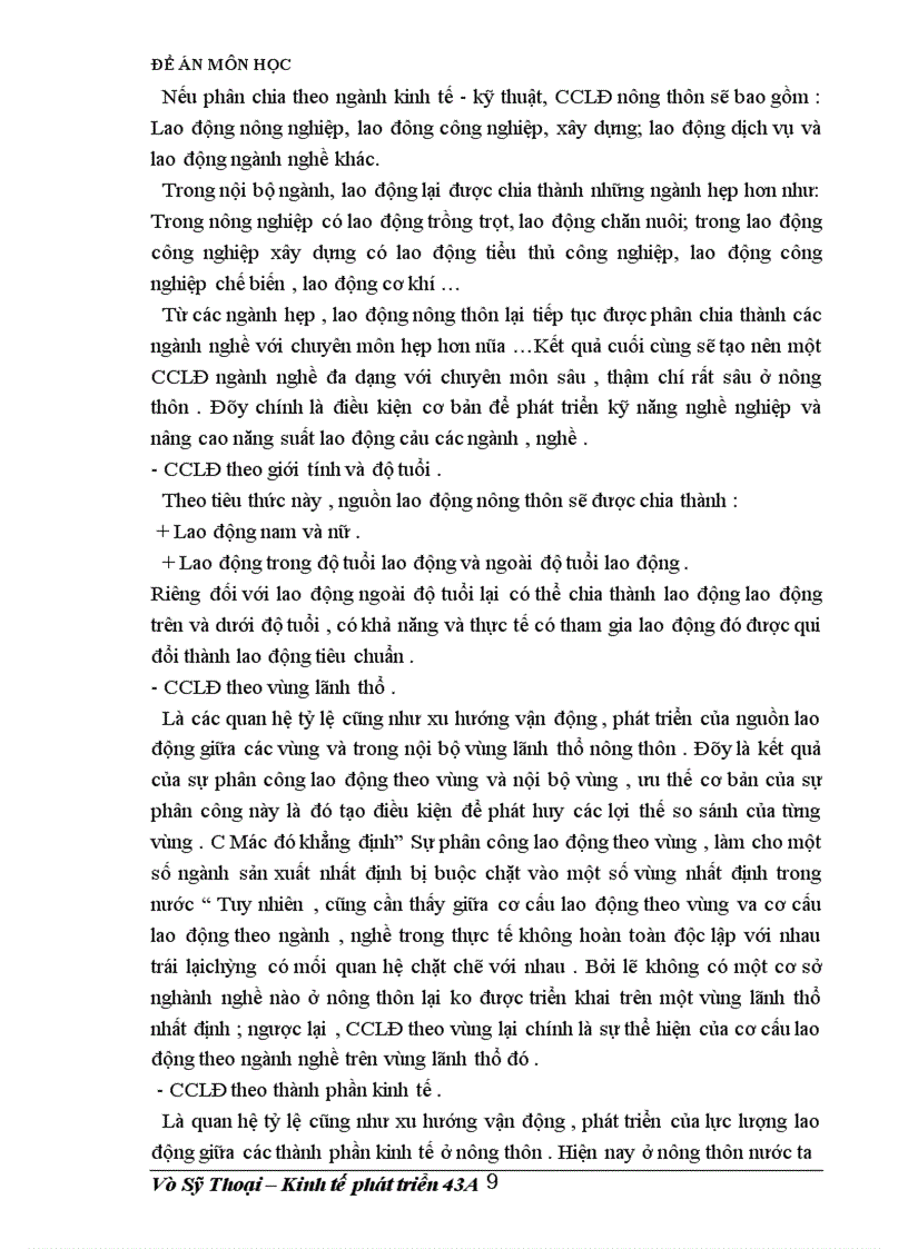 image for page Đề án môn học : Giải pháp thúc đẩy quá trình CDCCLĐ nông nghiệp ,nông thôn