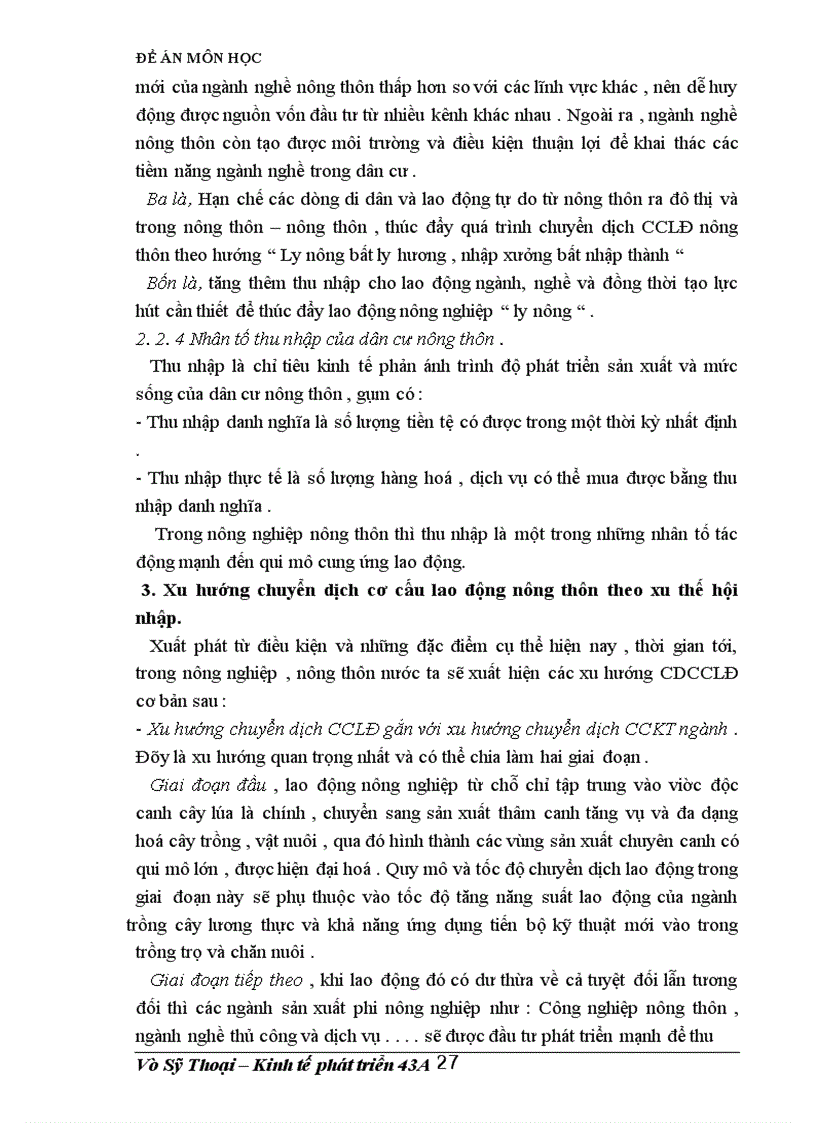 image for page Đề án môn học : Giải pháp thúc đẩy quá trình CDCCLĐ nông nghiệp ,nông thôn