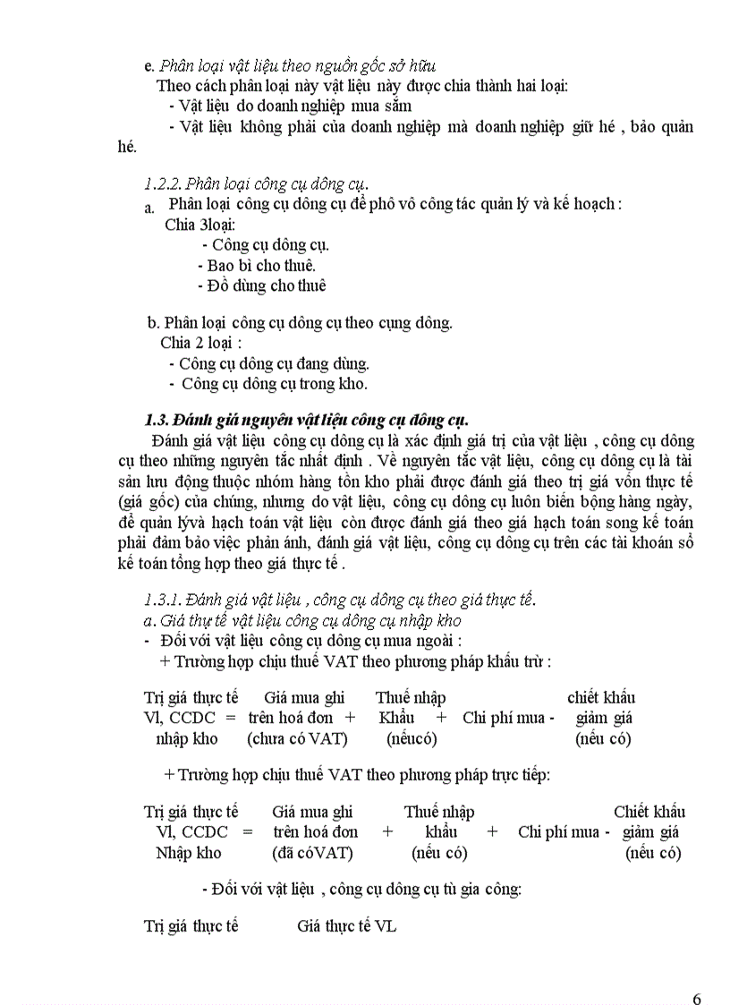 image for page Tổ chức kế toán nguyên vật liệu, công cụ, dụng cụ tại công ty Vit