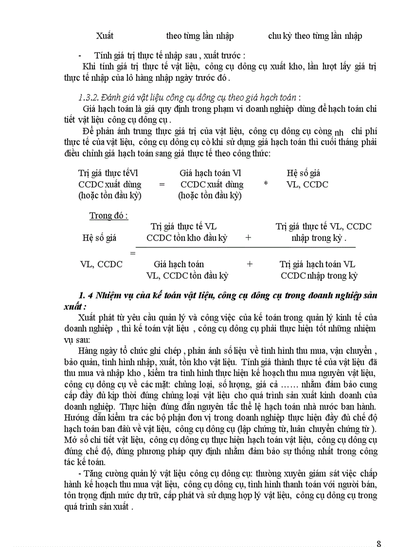 image for page Tổ chức kế toán nguyên vật liệu, công cụ, dụng cụ tại công ty Vit