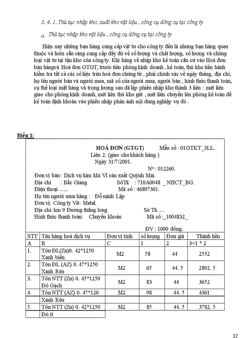 image for page Tổ chức kế toán nguyên vật liệu, công cụ, dụng cụ tại công ty Vit
