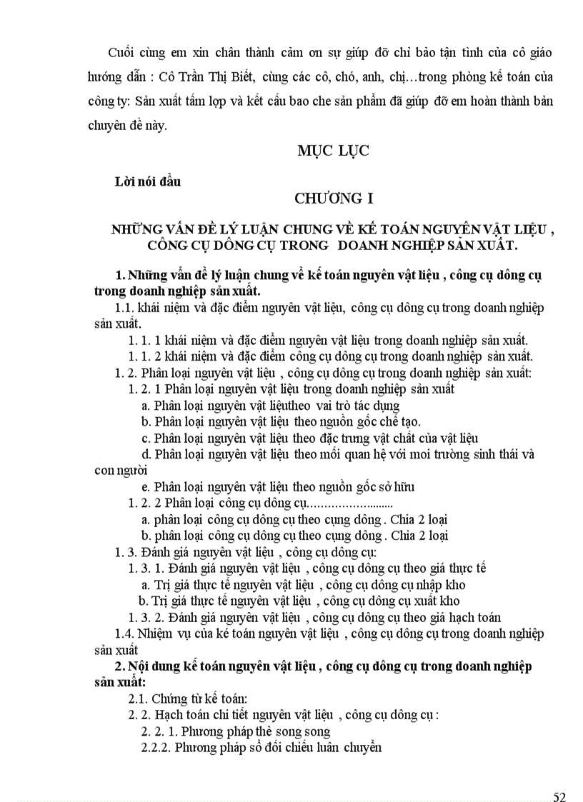 image for page Tổ chức kế toán nguyên vật liệu, công cụ, dụng cụ tại công ty Vit