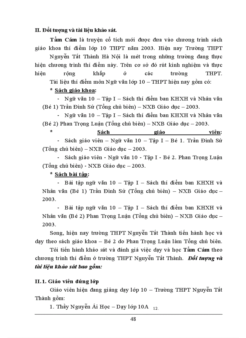 image for page Vai trò và tác dụng của yếu tố thần kì trong dạy học Tấm Cám nhằm phát huy năng lực nhận thức và cảm thụ thẩm mĩ cho học sinh lớp 10 THPT