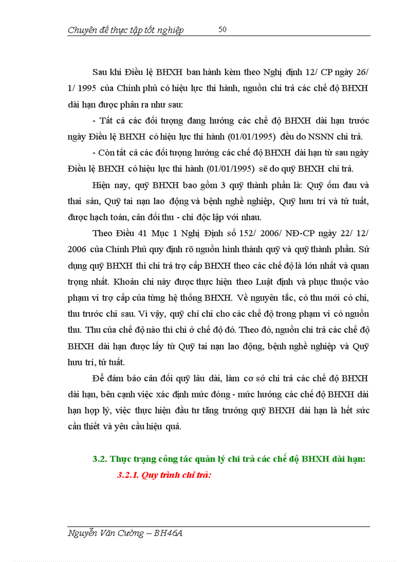 image for page Thực trạng và giải pháp quản lý chi trả các chế độ BHXH dài hạn ở BHXH Việt Nam (2005 – 2007)