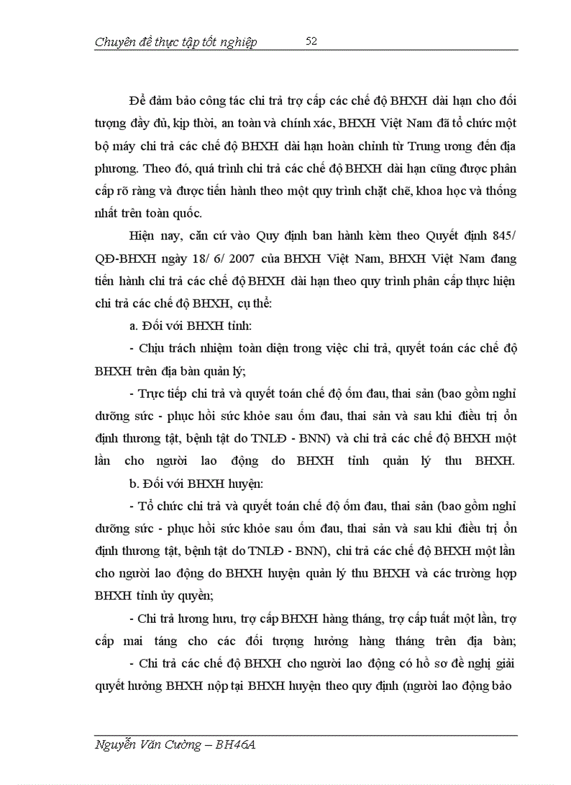 image for page Thực trạng và giải pháp quản lý chi trả các chế độ BHXH dài hạn ở BHXH Việt Nam (2005 – 2007)