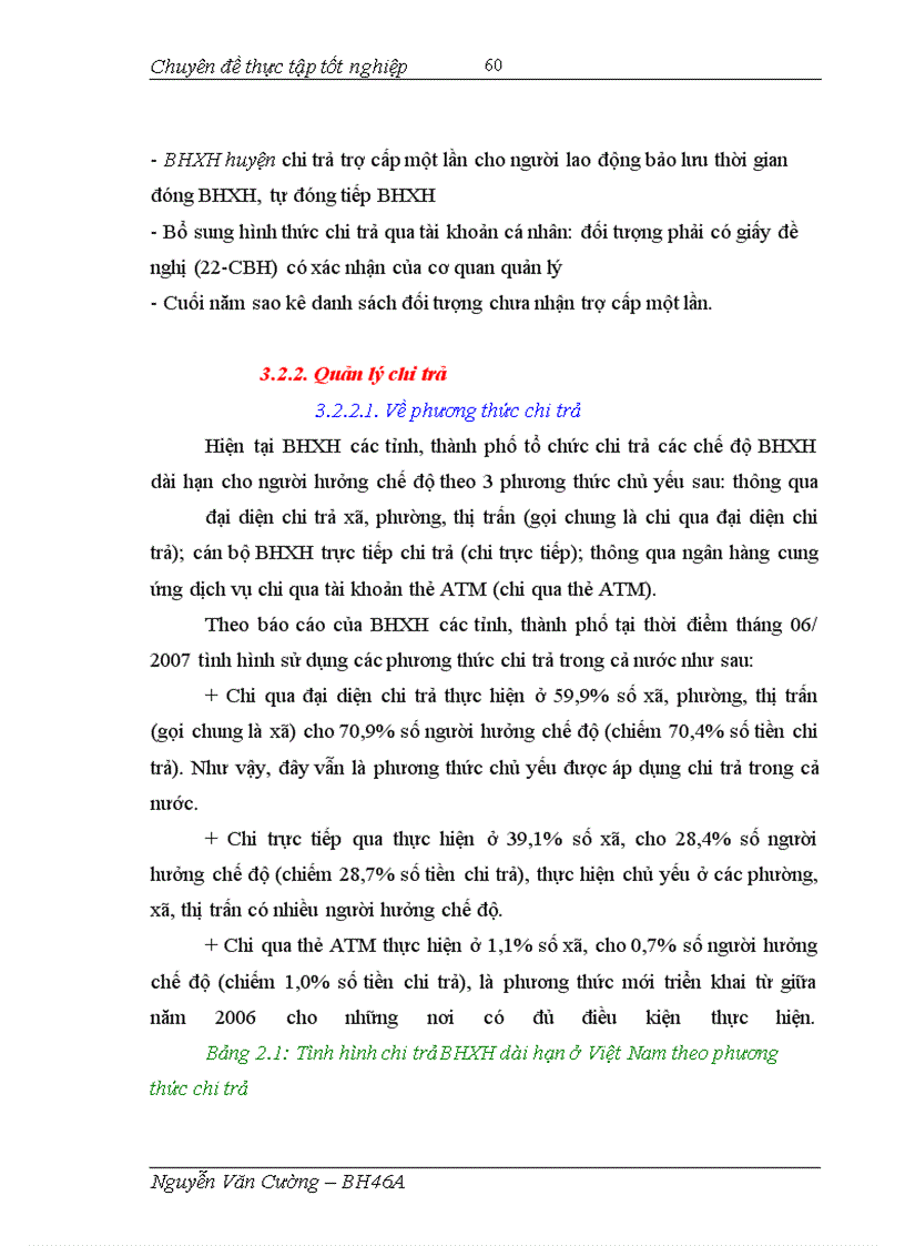image for page Thực trạng và giải pháp quản lý chi trả các chế độ BHXH dài hạn ở BHXH Việt Nam (2005 – 2007)