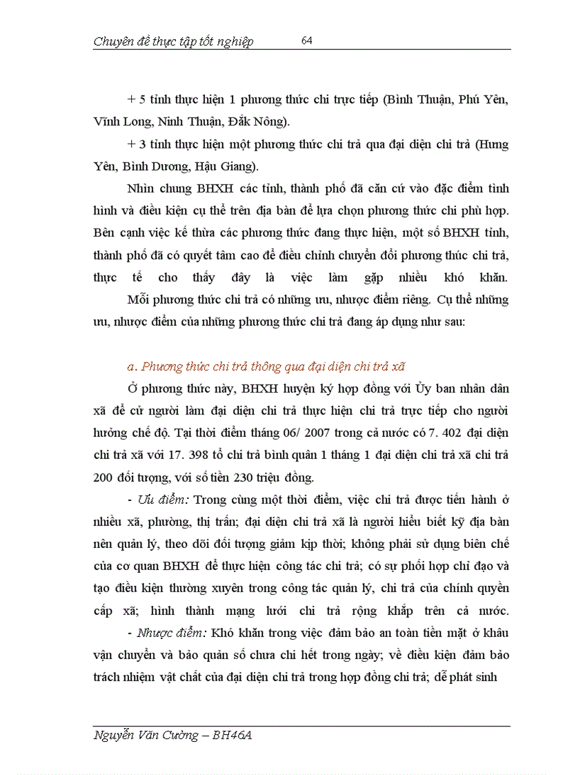 image for page Thực trạng và giải pháp quản lý chi trả các chế độ BHXH dài hạn ở BHXH Việt Nam (2005 – 2007)