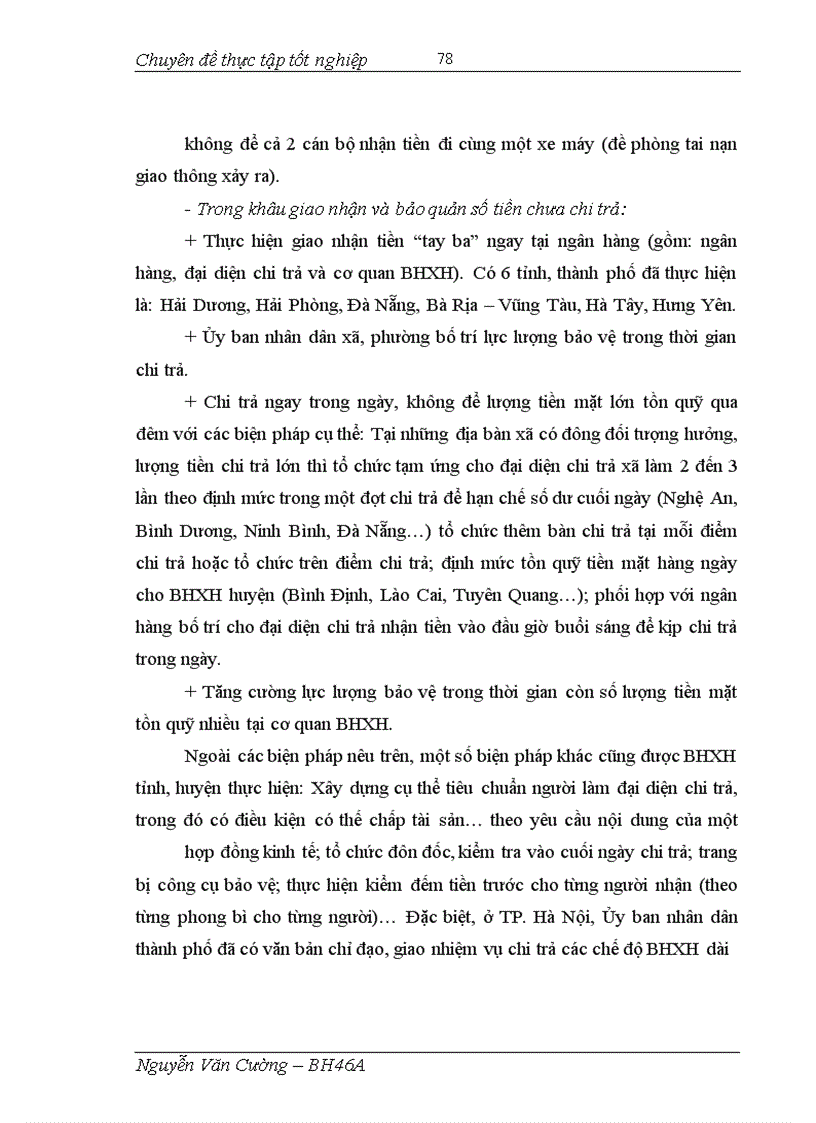 image for page Thực trạng và giải pháp quản lý chi trả các chế độ BHXH dài hạn ở BHXH Việt Nam (2005 – 2007)