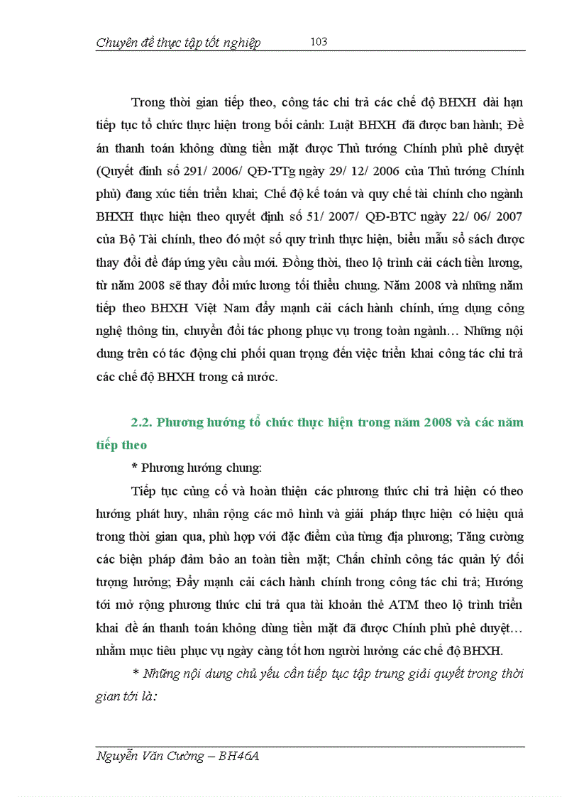 image for page Thực trạng và giải pháp quản lý chi trả các chế độ BHXH dài hạn ở BHXH Việt Nam (2005 – 2007)