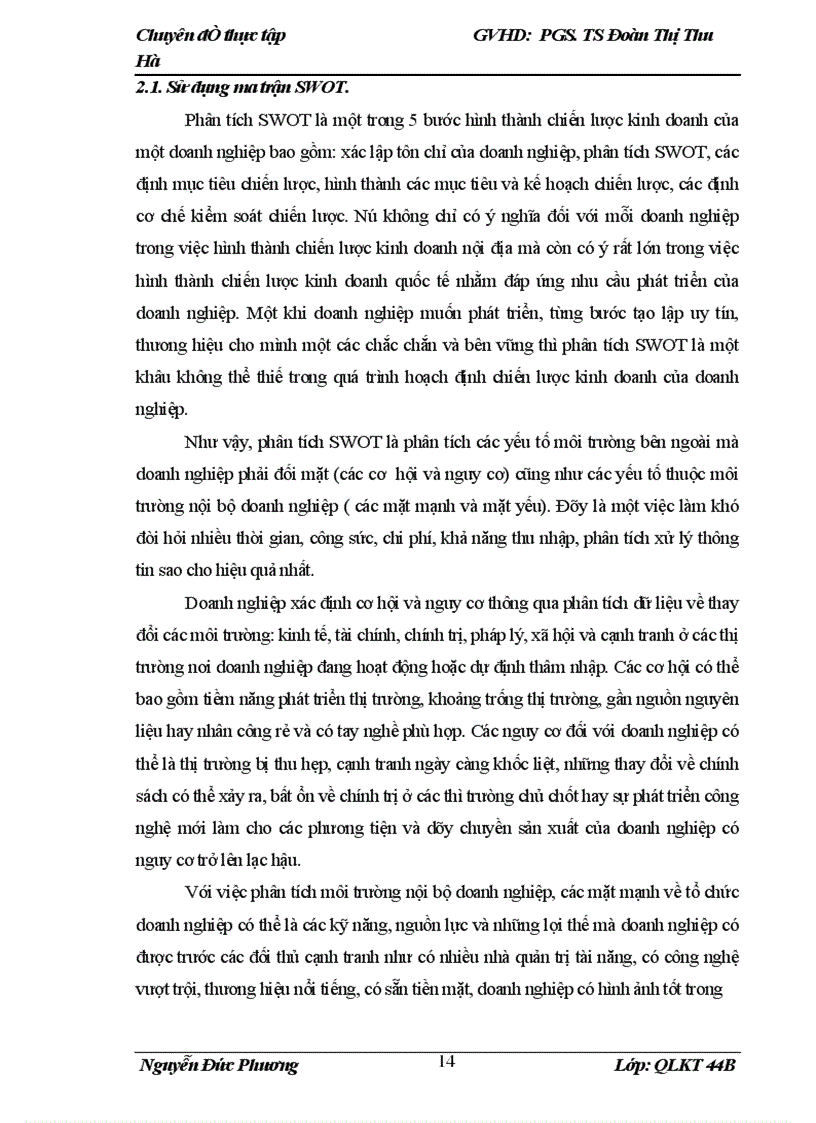 image for page Một sô ý kiến về căn cứ và giải pháp cho quá trình hoạch định chiến lược kinh doanh tại công ty TNHH NN một thành viên dệt 19/5 Hà nội