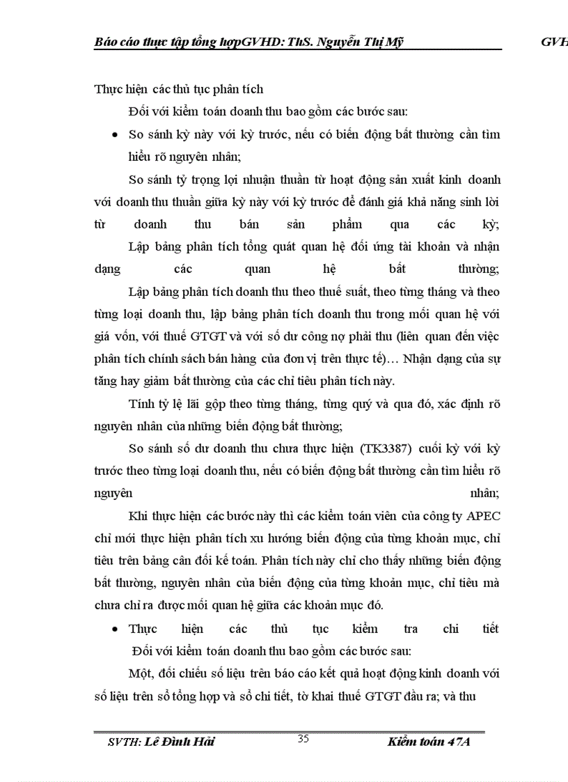 image for page Báo cáo thực tập tại Công ty TNHH Kiểm toán và tư vấn APEC