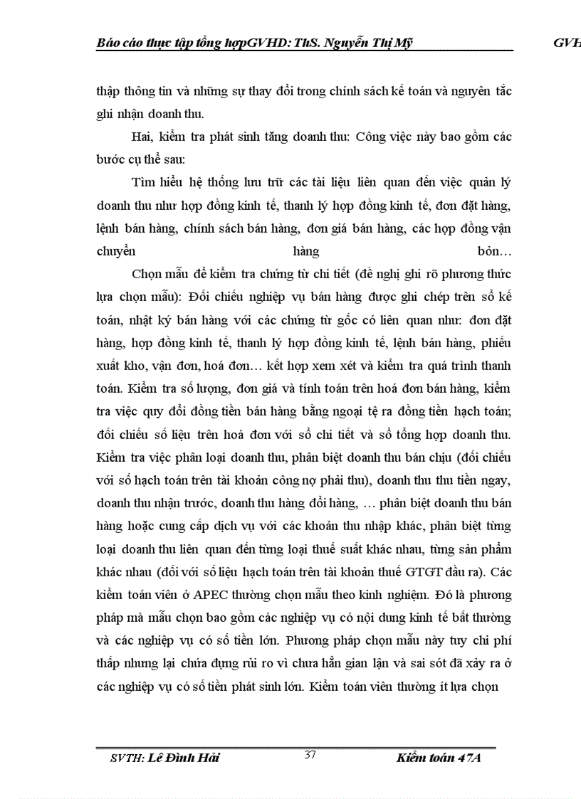 image for page Báo cáo thực tập tại Công ty TNHH Kiểm toán và tư vấn APEC