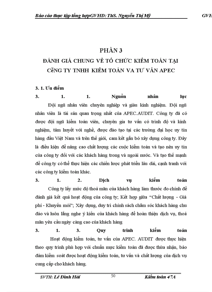 image for page Báo cáo thực tập tại Công ty TNHH Kiểm toán và tư vấn APEC