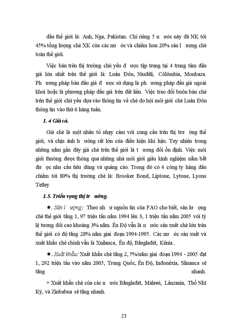 image for page Một số giải pháp đẩy mạnh xuất khẩu chè ở Công ty TNHH VN Phương Đông