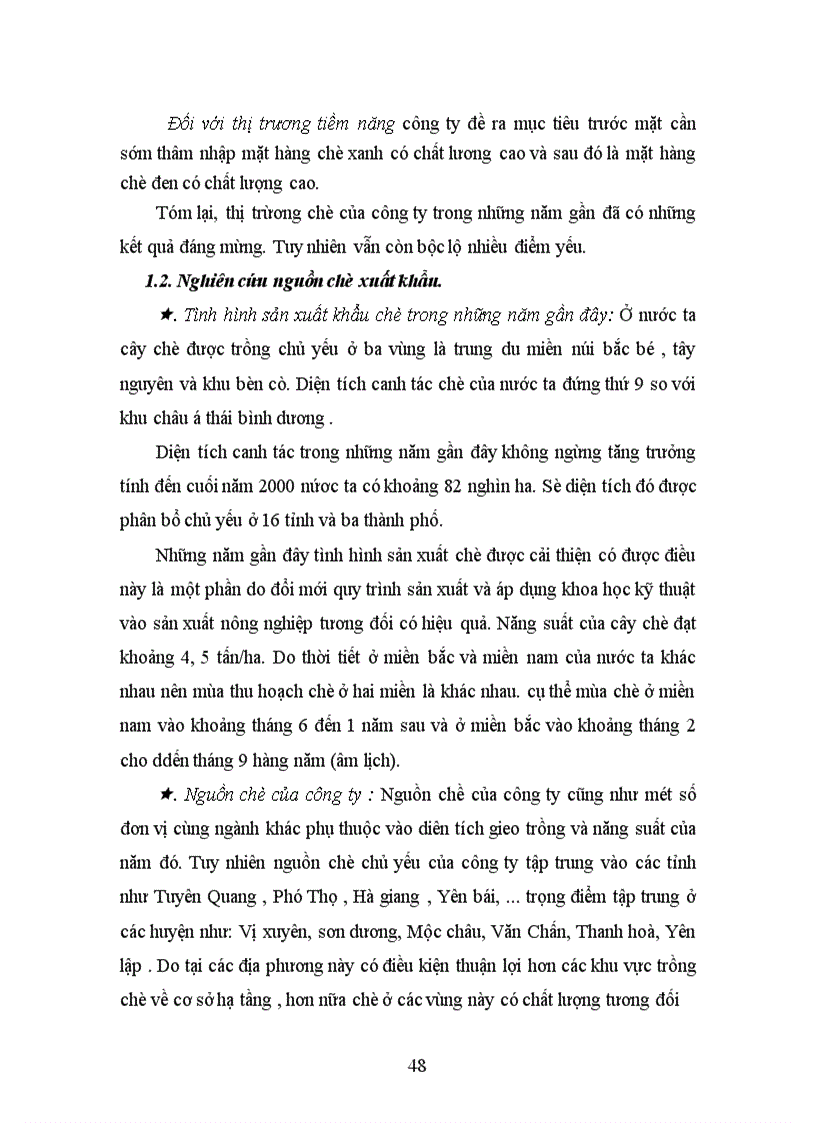 image for page Một số giải pháp đẩy mạnh xuất khẩu chè ở Công ty TNHH VN Phương Đông