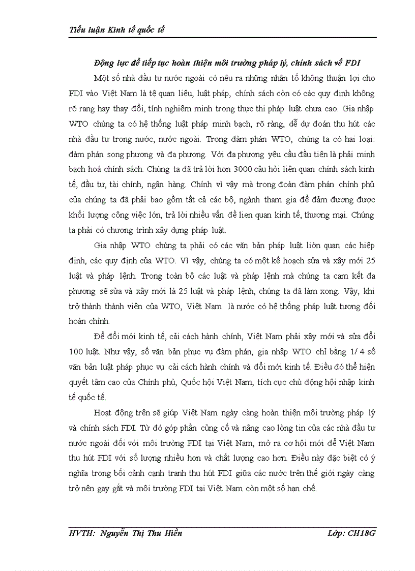 image for page Đầu tư nước ngoài tại Việt Nam sau khi gia nhập WTO: Vấn đề đặt ra và giải pháp