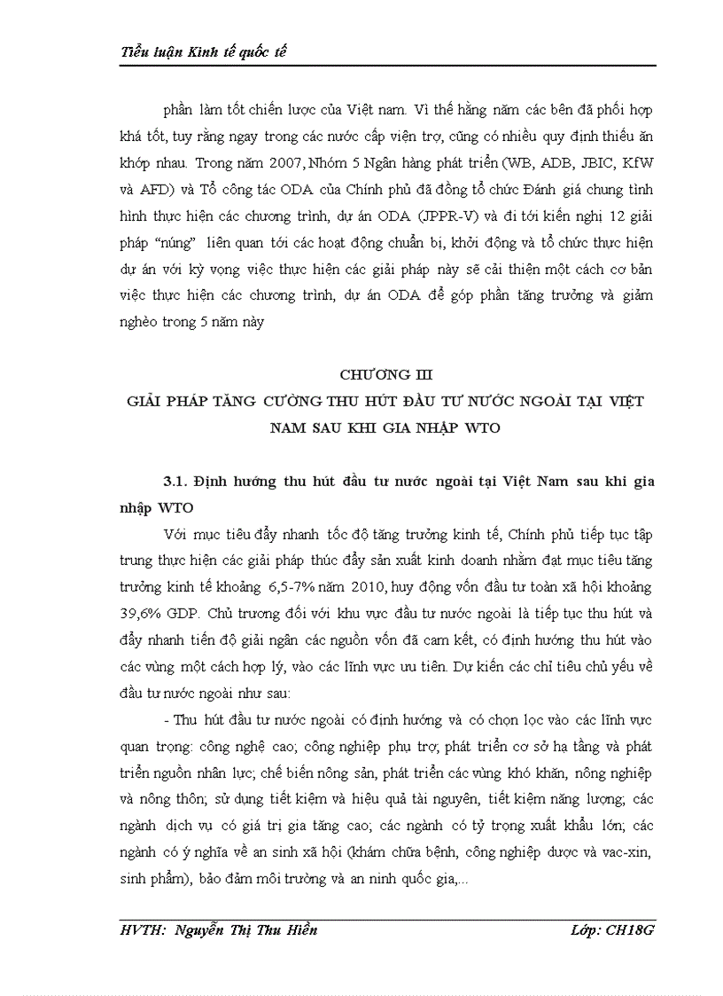 image for page Đầu tư nước ngoài tại Việt Nam sau khi gia nhập WTO: Vấn đề đặt ra và giải pháp