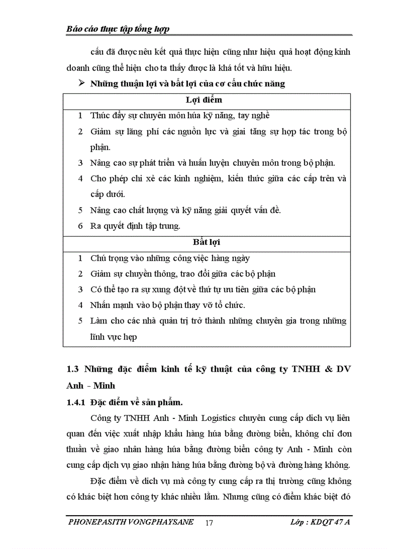 image for page Công tác quản lý hoạt động kinh doanh TNHH & DV Anh-Minh logistics.