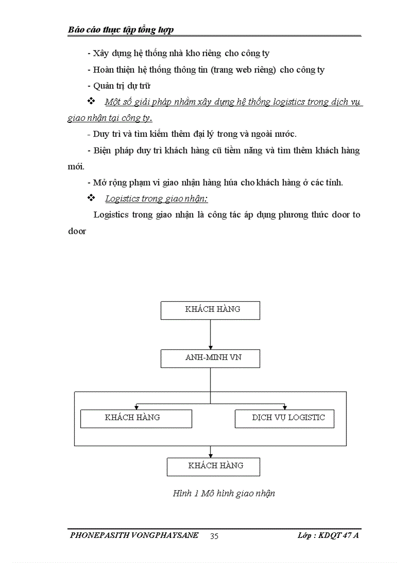 image for page Công tác quản lý hoạt động kinh doanh TNHH & DV Anh-Minh logistics.