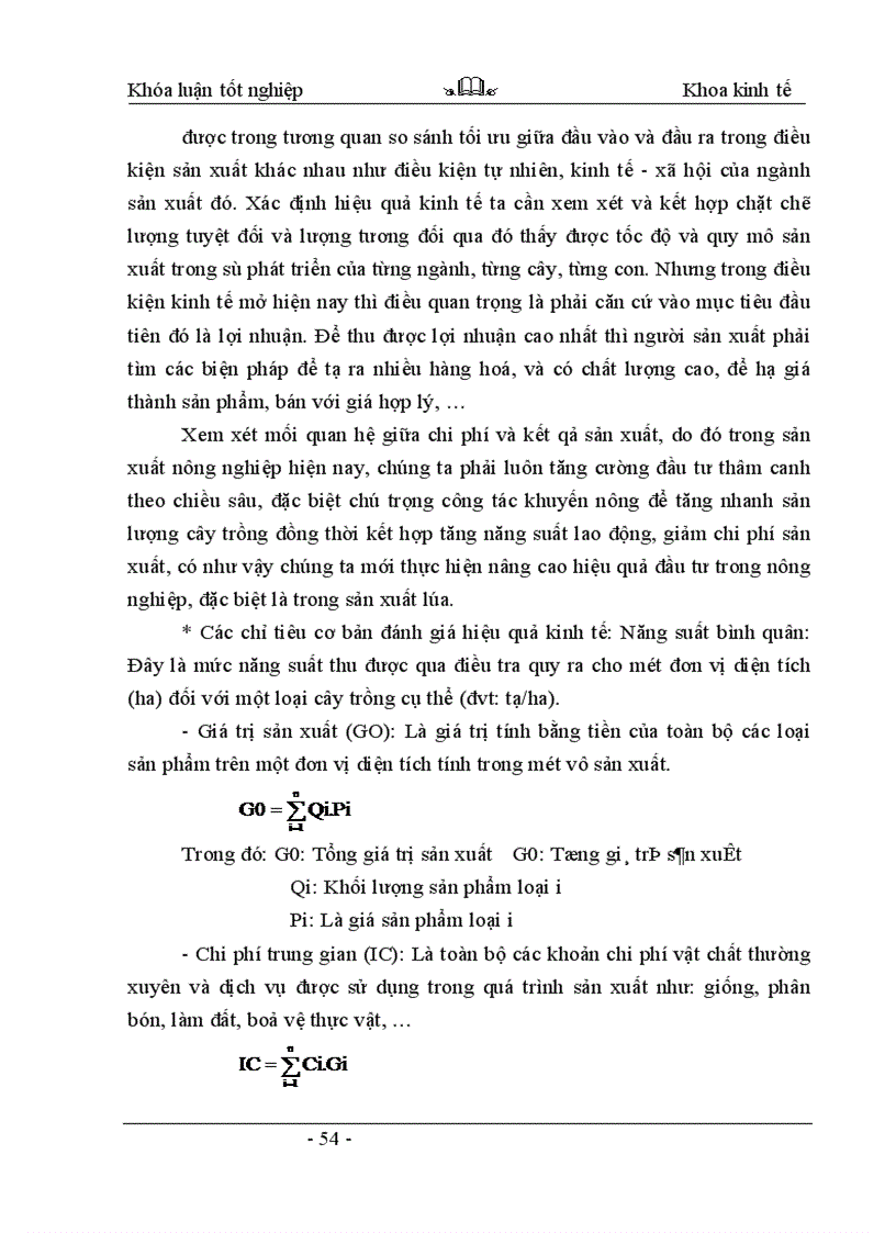 image for page Thực trạng và những giải pháp khuyến nông nhằm nâng cao hiệu quả sản xuất lúa của hợp tác xã Phong Vân - huyện Ba Vì - tỉnh Hà Tây