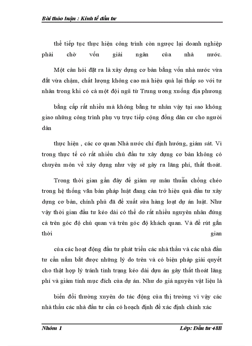 image for page Bài thảo luận : Kinh tế đầu tư