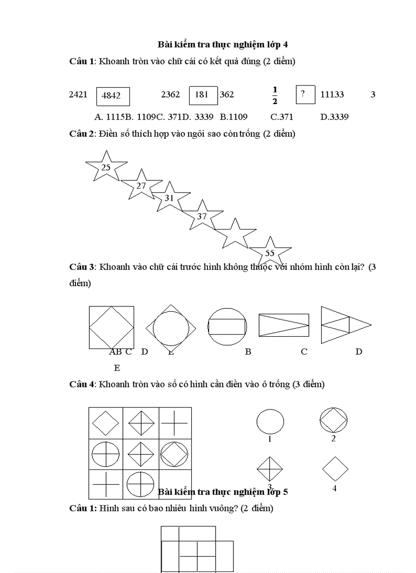 image for page Các kế hoạch dạy thực nghiệm