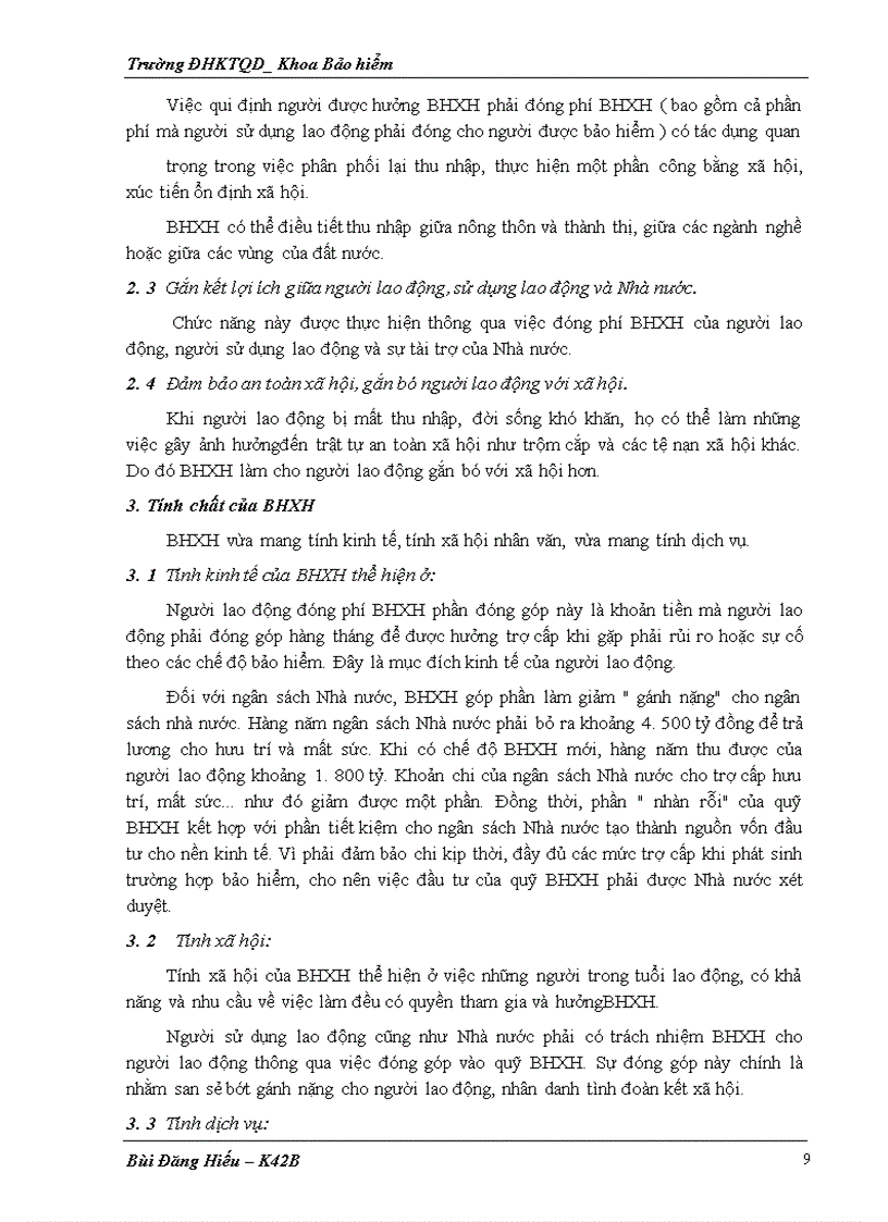 image for page Công tác thu của bảo hiểm xã hội hà tây, thực trạng và giải pháp